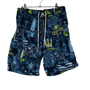 Corona Extra  Beer Board Shorts Sz 32